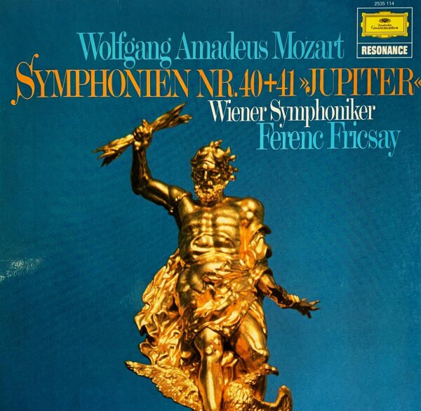 Wolfgang Amadeus Mozart - Ferenc Fricsay, Wiener Symphoniker - Symphonien Nr.40 + 41 »Jupiter« [Vinyl LP]