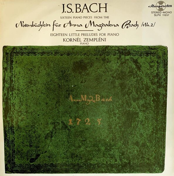 J.S. Bach - Sixteen Piano Pieces From The Notenbüchlein Für Anna Magdalena Bach (No. 2) / Eighteen Little Preludes For Piano [Vinyl LP]