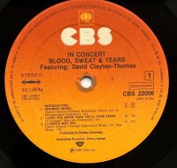Blood, Sweat & Tears, Featuring David Clayton-Thomas...