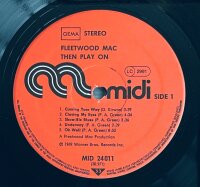 Fleetwood Mac - Then Play On [LP] | Midi - MID 24 011 |...