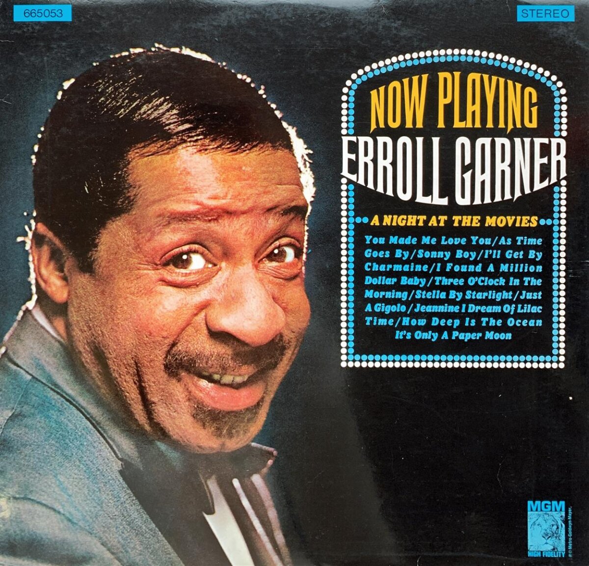 Erroll Garner Now Playing Lp Mgm Records 665053 Germany E 