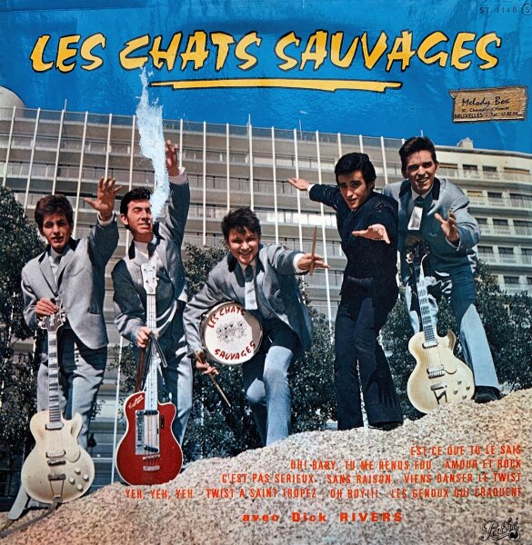 Les Chats Sauvages - Same [LP] | Pathe - ST 1148 | France, 1961 | VG-/G