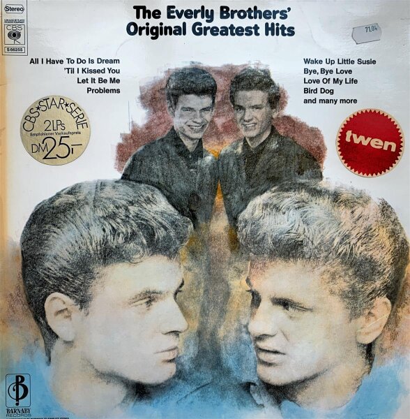 The Everly Brothers - The Everly Brothers Original Greatest Hits [LP] | CBS - S 66255 | Germany, 1970 | NM/EX