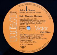 John Denver - Rocky Mountain Christmas [LP] | RCA - 38 913-0 | Germany | NM/VG+