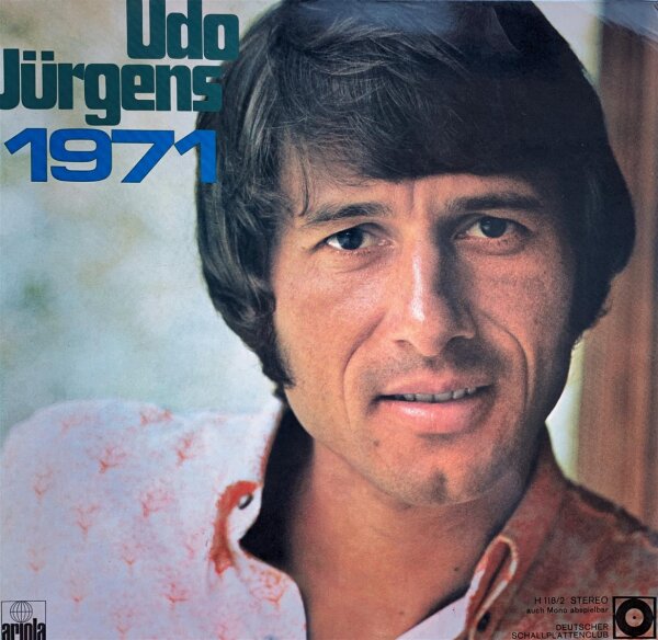 Udo Jürgens - Udo Jürgens 1971 [LP] | Deutscher Schallplattenclub - H 118/2 | Germany, 1971 | VG+/EX