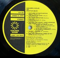 Status Quo - Golden Hour Of Status Quo [Vinyl LP]
