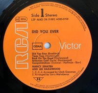 Nancy Sinatra & Lee Hazlewood - Did You Ever? [Vinyl LP]