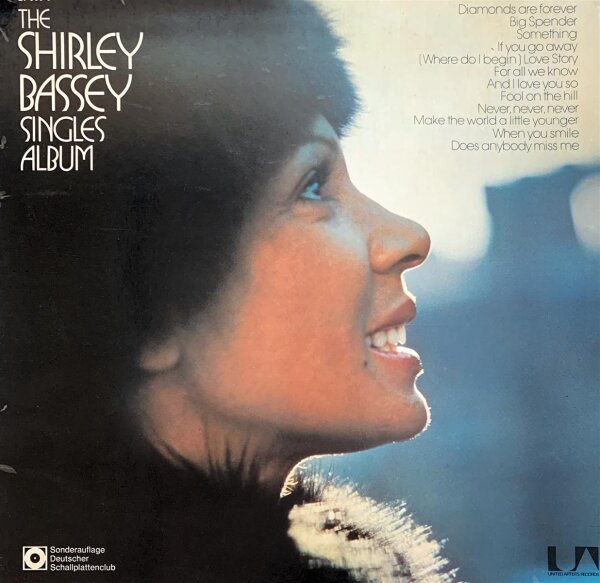 Shirley Bassey - The Shirley Bassey Singles Album [LP] | United Artists Records  - 27 009-0 | Germany, 1975 | NM/VG+