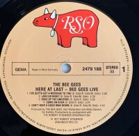 Bee Gees - Here At Last...Bee Gees...Live [LP] | RSO -...