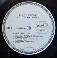 Duke Ellington - We Love You Madly [LP] | Pickwick - SPC...