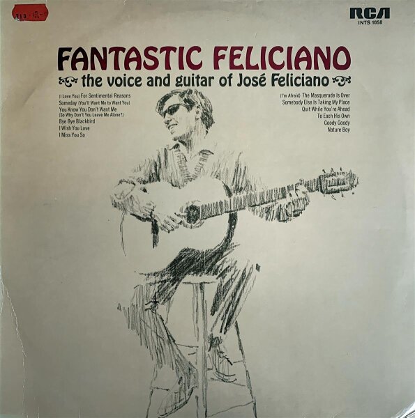 José Feliciano - Fantastic Feliciano - The Voice And Guitar Of José Feliciano [LP] | RCA Camden - INTS 1058 | Germany | EX/VG