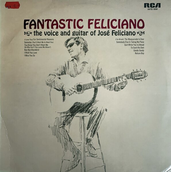 José Feliciano - Fantastic Feliciano - The Voice And Guitar Of José Feliciano [Vinyl LP]