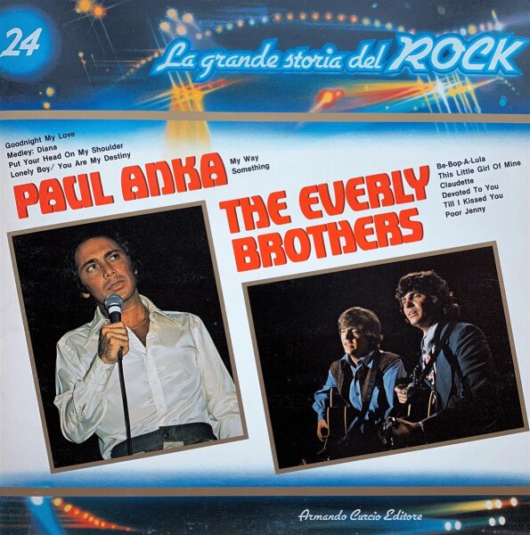 Paul Anka / The Everly Brothers - Same [LP] | Curcio - GSR - 24 | Italy, 1981 | NM/EX