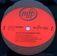 Manfred Mann - The Big Hits Of Manfred Mann [LP] | Music...