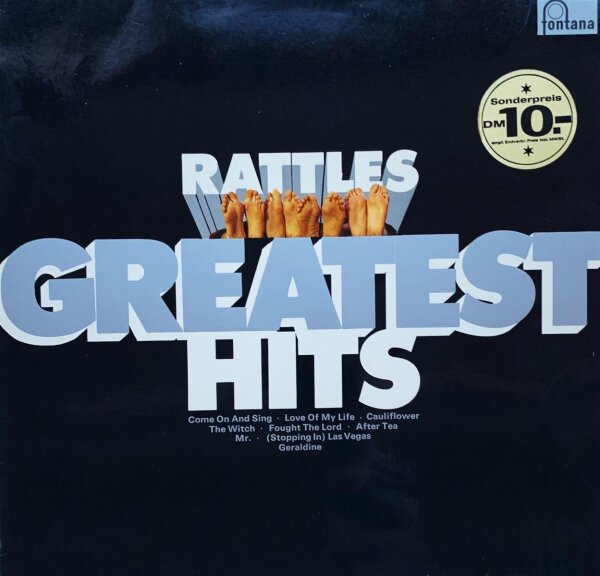 The Rattles - Rattles Greatest Hits [LP] | Fontana - 701707 WPY | 1970 | EX/EX