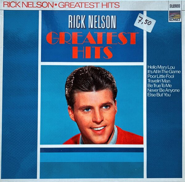 Rick Nelson - Greatest Hits [LP] | Sunset Records - SUS 50 164 Z | Germany | NM/VG+