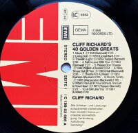 Cliff Richard - 40 Golden Greats [LP] | EMI - 1 C 188-52...