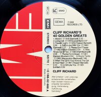 Cliff Richard - 40 Golden Greats [Vinyl LP]