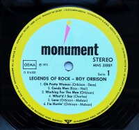 Roy Orbison - The Legends Of Rock [Vinyl LP]