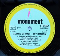 Roy Orbison - The Legends Of Rock [Vinyl LP]