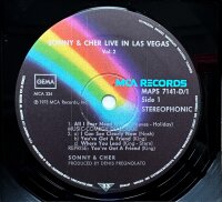 Sonny & Cher - Live In Las Vegas Vol.2 [Vinyl LP]
