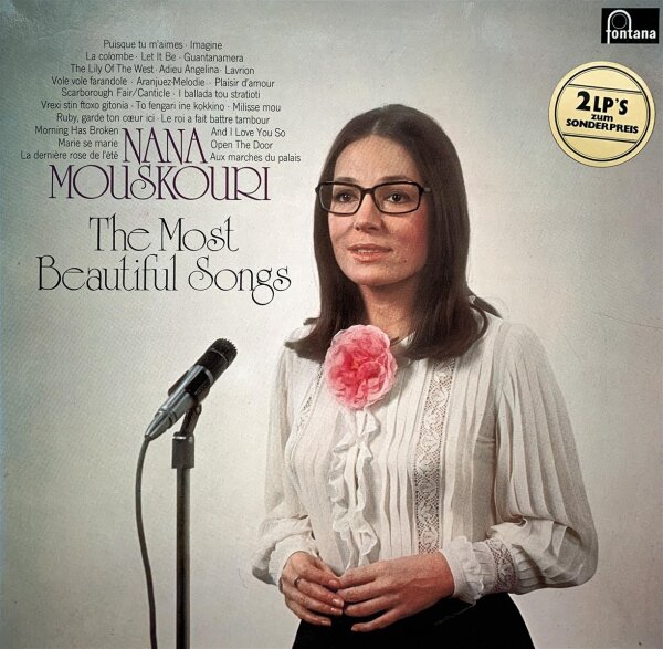 Nana Mouskouri - The Most Beautiful Songs [2LP] | Fontana - 6620 102 | Germany, 1974 | NM/NM