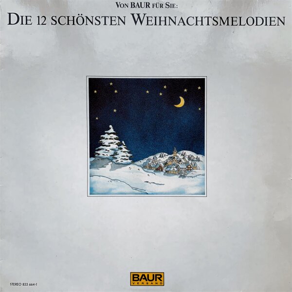 Various - Die 12 Schönsten Weihnachtsmelodien [LP] | Polydor - 833 664-1 | Germany, 1987 | EX/VG