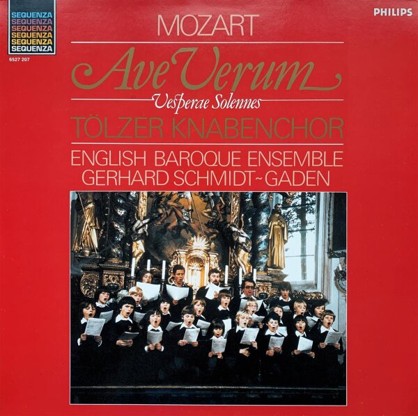 Wolfgang Amadeus Mozart - Ave Verum / Vesperae Solennes [LP] | Philips - 6527 207 | Netherlands, 1983 | NM/EX