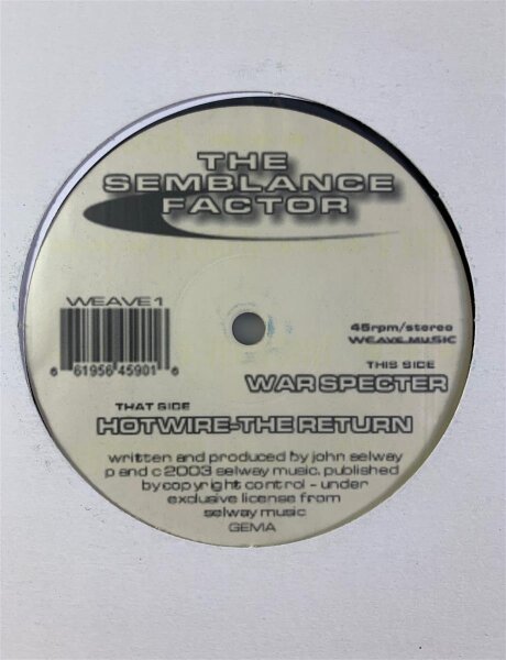 The Semblance Factor - Hotwire-The Return [LP] | Weave Music - WEAVE 1 | Germany, 2003 | EX/VG