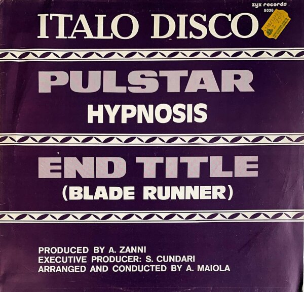 Hypnosis - Pulstar / End Title (Blade Runner) [Vinyl 12 Maxi]