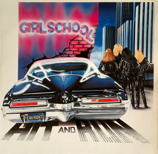 Girlschool - Hit And Run [LP] | Bronze - 203 556 | Europe, 1981 | VG/EX