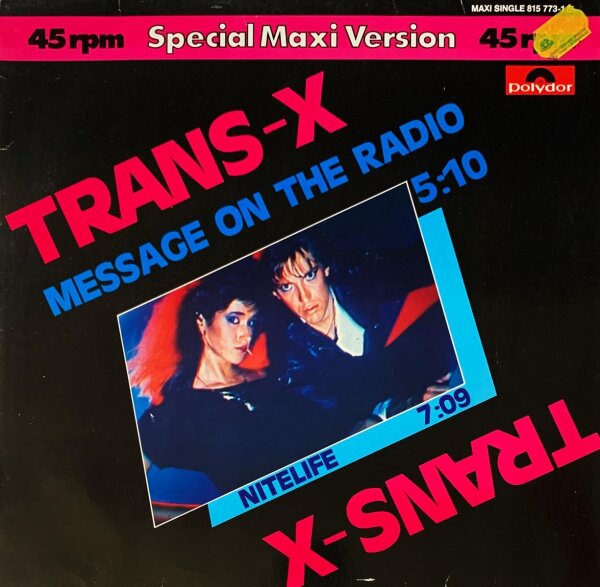 Trans-X - Message On The Radio (Special Maxi Version) [Vinyl LP]