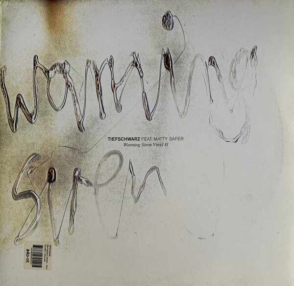 Tiefschwarz Feat. Matty Safer - Warning Siren Vinyl II [Vinyl 12 Maxi]