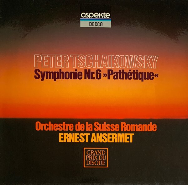 Peter Tschaikowsky, Orchestre De La Suisse Romande, Ernest Ansermet - Symphonie Nr. 6 »Pathétique«  [Vinyl LP]