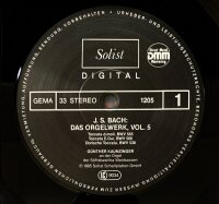 J. S. Bach, Günther Kaunzinger - Das Orgelwerk Vol. 5 [Vinyl LP]