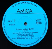 Electra - Tausend Und Ein Gefühl [LP] | Amiga - 8 56 275 | GDR, 1987 | NM/VG+