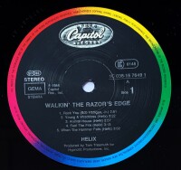 Helix - Walkin The Razors Edge [LP] | Capitol - 1C 038-15...