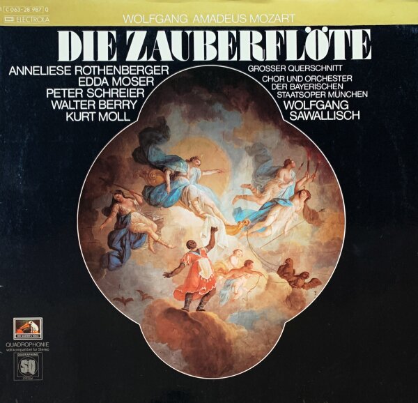 Wolfgang Amadeus Mozart - Die Zauberflöte [LP] | His Masters Voice - 1C 063-28987 Q | Germany, 1973 | NM/VG