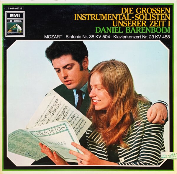 Daniel Barenboim - Mozart - Klavierkonzert Nr. 23 KV 488 [Vinyl LP]