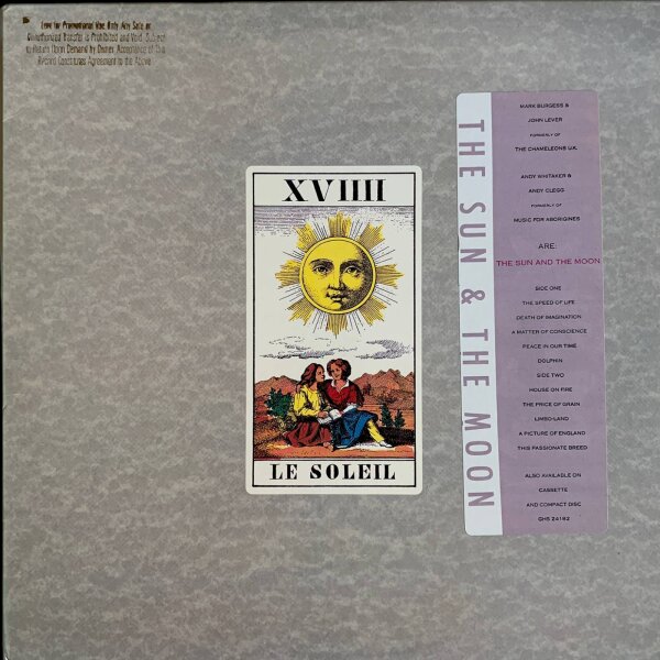 The Sun And The Moon - Le Soleil, La Lune [LP] | Geffen Records - GHS 24182 | US, 1988 | NM/EX