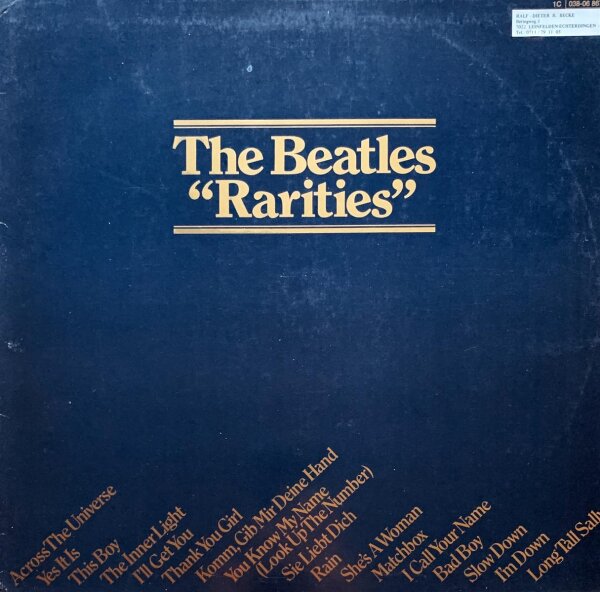 The Beatles - Rarities [LP] | EMI Electrola - 1C 038-06 867 | Germany, 1979 | NM/VG