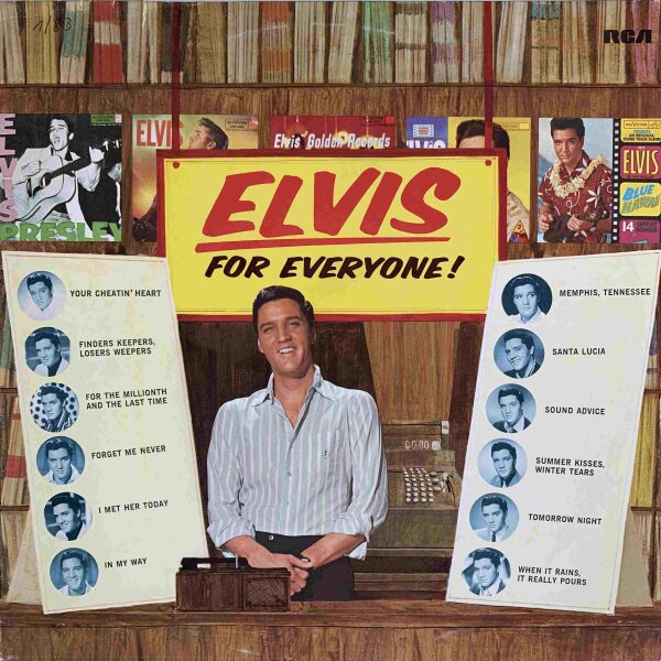 Elvis Presley  - Elvis For Everyone! [LP] | RCA - LSP 3450 | Germany, 1977 | NM/EX
