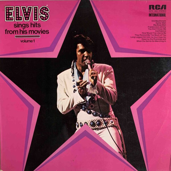 Elvis Presley  - Elvis Sings Hits From His Movies - Volume 1 [LP] | RCA International - INTS 1402 | Germany, 1972 | VG/VG