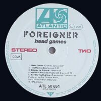 Foreigner - Head Games [LP] | Atlantic - ATL 50 651 |...