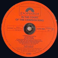 King Crimson - In The Court Of The Crimson King (An Observation By King Crimson) [LP] | Polydor - 2344 093 | Germany, 1981 | NM/EX