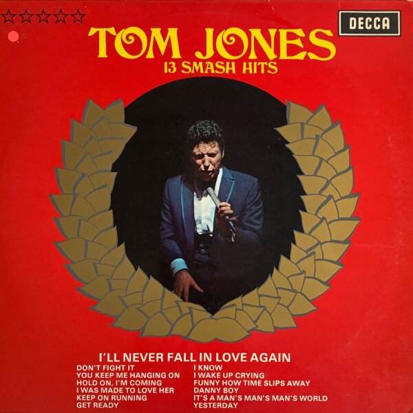 Tom Jones - 13 Smash Hits [LP] | Decca - SLK 16531-P | Germany, 1967 | VG+/VG