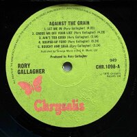 Rory Gallagher - Against The Grain [LP] | Chrysalis -...