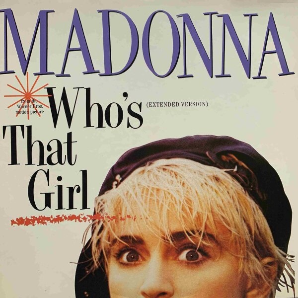 Madonna - Whos That Girl (Extended Version) [LP] | Sire - 920 692-0 | Europe, 1987 | NM/EX