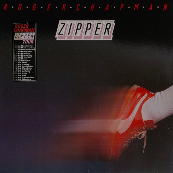 Roger Chapman - Zipper [LP] | RCA - PL 70989, RCA – PL70989 | Europe, 1986 | VG/EX