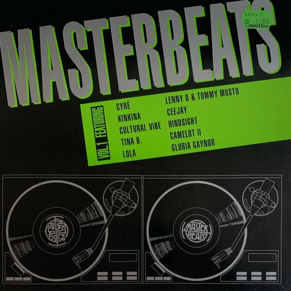 Various - Master Beats Vol. 1 [LP] | BCM Records -  B.C. 33-2027-43 | Germany, Austria, & Switzerland, 1987 | NM/EX